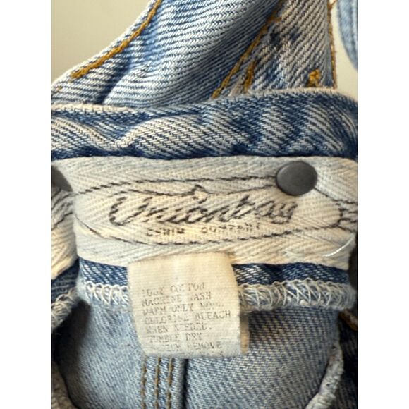 UNIONBAY Vintage Denim Overall Women’s Size 32 Blue Adjustable Strap Casual - Picture 5 of 9